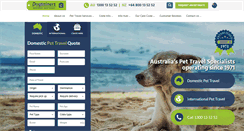 Desktop Screenshot of dogtainers.com.au